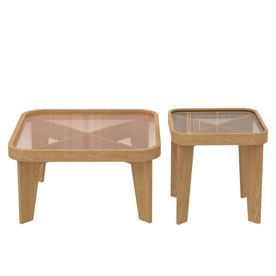 Plicata Coffee Table (Set of 2)